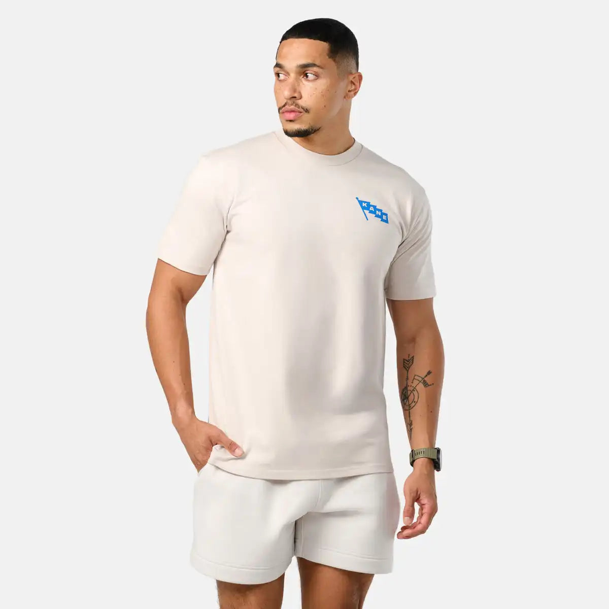 Men's Globe Tee - Bone